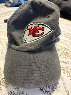Kansas City Chiefs Gray Embroidered Logo